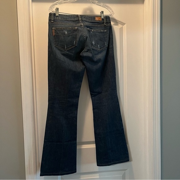 PAIGE Laurel Canyon Low Rise Bootcut Jeans Size 27 Y2K - Picture 2 of 15